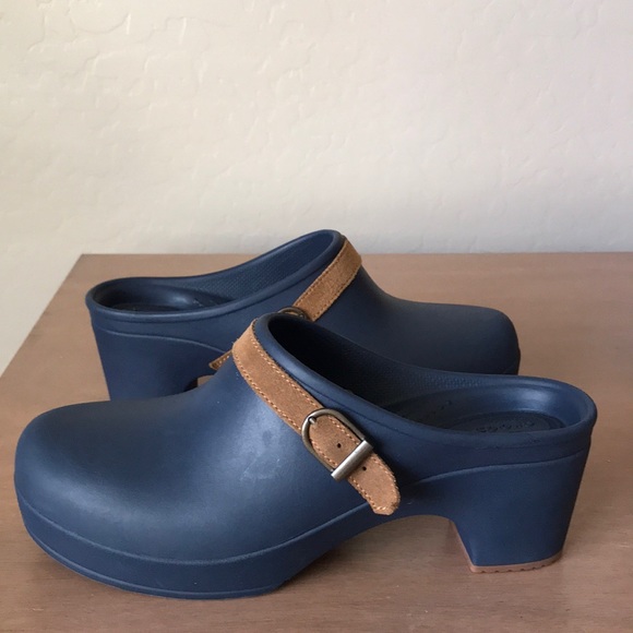 CROCS Shoes - Women’s Crocs Slip on wedge heel clog